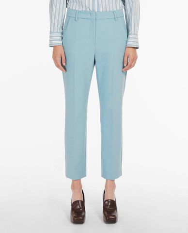  WEEKEND MAX MARA - Quần nữ ống đứng Viscose Canvas 