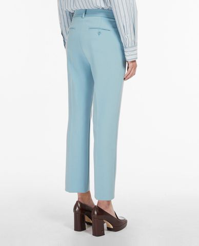  WEEKEND MAX MARA - Quần nữ ống đứng Viscose Canvas 