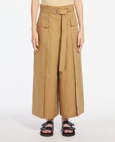  WEEKEND MAX MARA - Quần ống rộng phối thắt lưng Pinide 