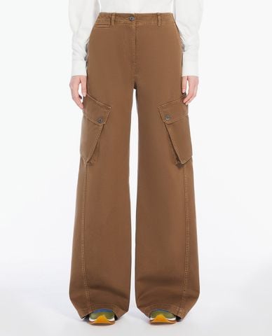  WEEKEND MAX MARA - Quần nữ ống rộng phối túi Elvy 