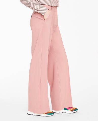  WEEKEND MAX MARA - Quần kiểu nữ ống rộng lưng cao thời trang 