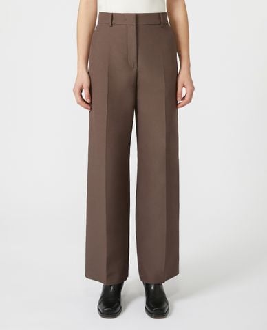  WEEKEND MAX MARA - Quần nữ ống rộng xếp li Ballo 