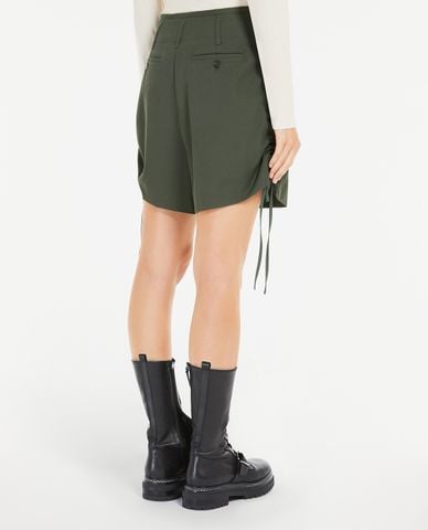  WEEKEND MAX MARA - Quần short nữ ngang gối phối dây rút Aereo 