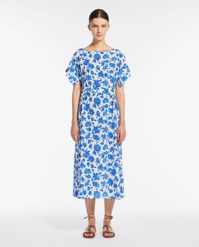  WEEKEND MAX MARA - Đầm midi cổ thuyền phom suông Cannes 