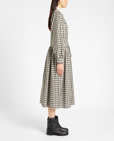  WEEKEND MAX MARA - Đầm midi sơ mi cột eo Woollen Cloth 
