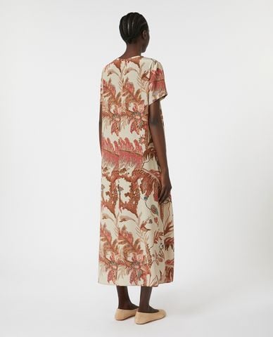  WEEKEND MAX MARA - Đầm midi cổ tròn tay ngắn Revere 