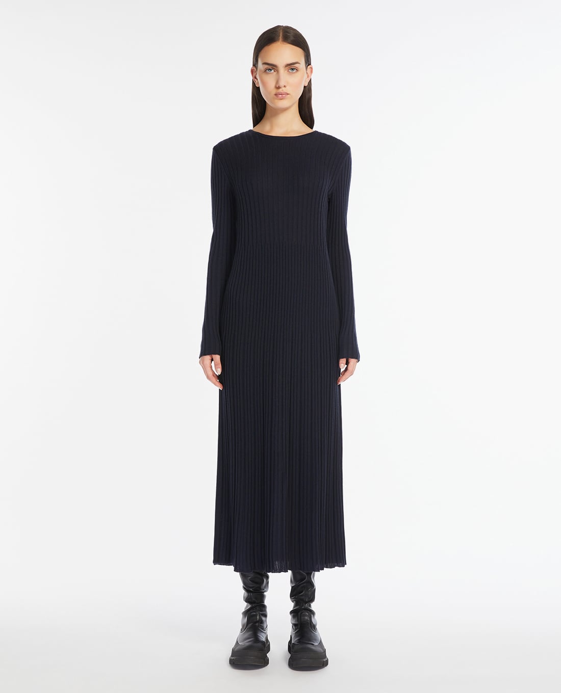 WEEKEND MAX MARA - Đầm midi cổ thuyền tay dài Eletta