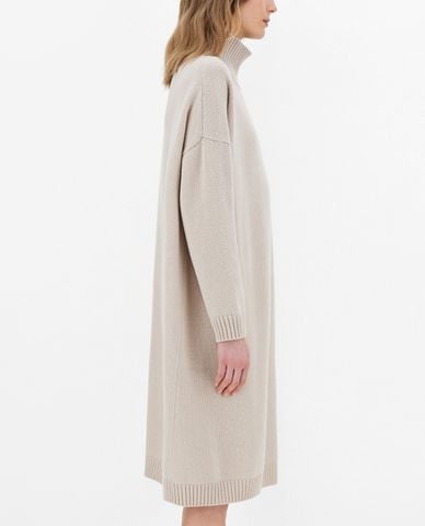  WEEKEND MAX MARA - Đầm len phom suông cổ lọ Wool Yarn 