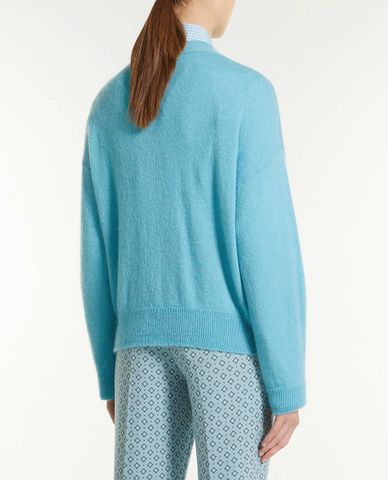  WEEKEND MAX MARA - Áo cardigan nữ cổ V tay dài Mohair Blend 