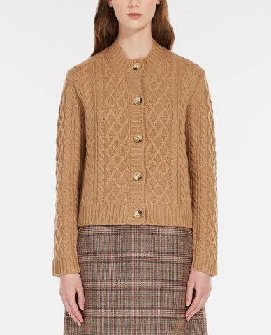  WEEKEND MAX MARA - Áo khoác cardigan len nữ cổ tròn Porfido 