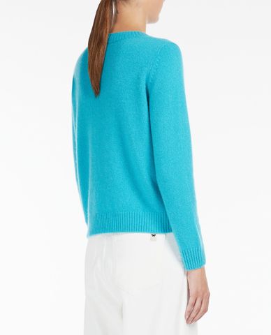  WEEKEND MAX MARA - Áo sweater nữ cổ tròn tay dài Cashmere 