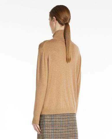  WEEKEND MAX MARA - Áo dệt kim nữ cổ lọ tay dài Kiku 