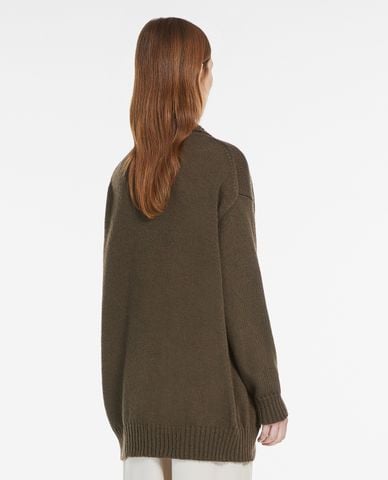  WEEKEND MAX MARA - Áo dệt kim nữ cổ bẻ tay dài Sabato 