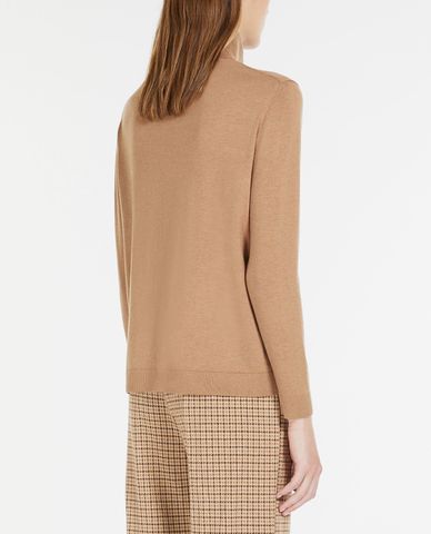  WEEKEND MAX MARA - Áo dệt kim nữ tay dài cổ lọ Ofridi 