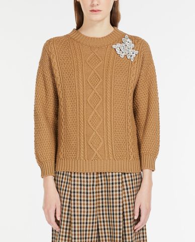  WEEKEND MAX MARA - Áo sweater nữ cổ tròn tay dài Ugolina 