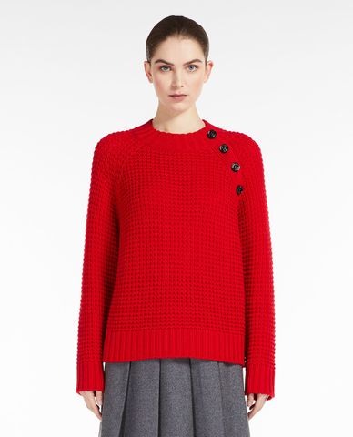  WEEKEND MAX MARA - Áo sweater nữ tay dài cổ tròn Green 