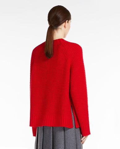  WEEKEND MAX MARA - Áo sweater nữ tay dài cổ tròn Green 