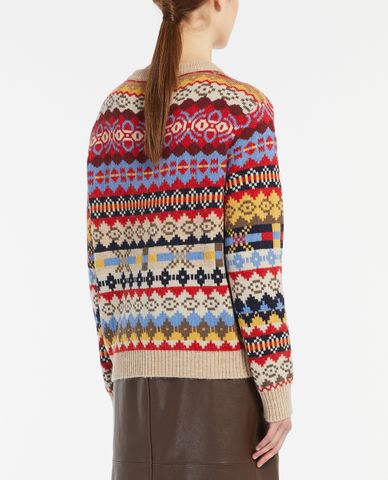  WEEKEND MAX MARA - Áo sweater nữ tay dài cổ tròn Rotondo 