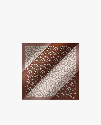  WEEKEND MAX MARA - Khăn choàng phom vuông hoạ tiết Onesto 