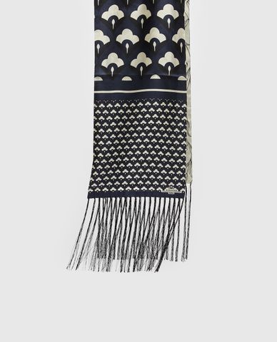  WEEKEND MAX MARA - Khăn choàng nữ tua rua in họa tiết Velia 