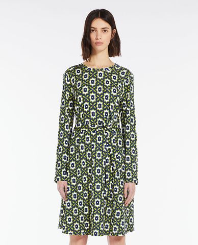  WEEKEND MAX MARA - Đầm mini cổ tròn tay dài Tacco 