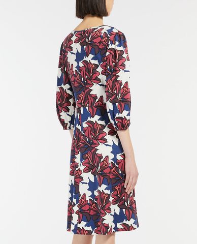  WEEKEND MAX MARA - Đầm midi cổ V tay lỡ bo gấu Campale 