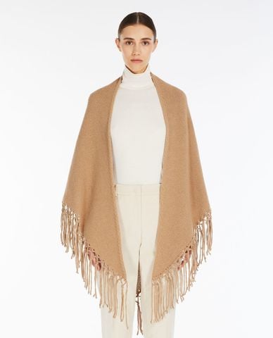  WEEKEND MAX MARA - Áo choàng nữ viền tua rua Tornado 