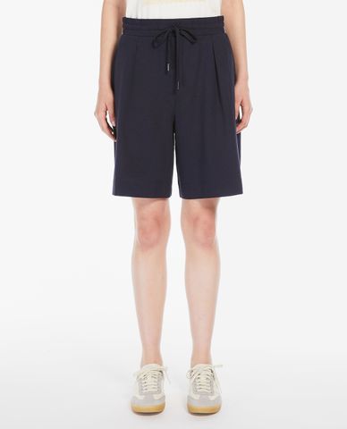  WEEKEND MAX MARA - Quần short nữ ngang gối lưng thun Cammeo 