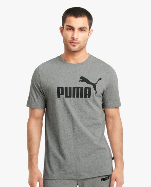 PUMA - Áo thun thể thao nam ngắn tay Essentials Logo Train