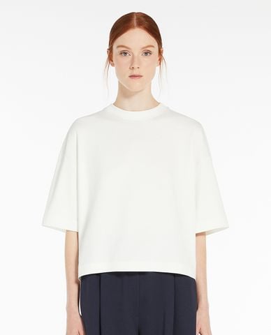  WEEKEND MAX MARA - Áo thun nữ cổ tròn tay ngắn Georgia 