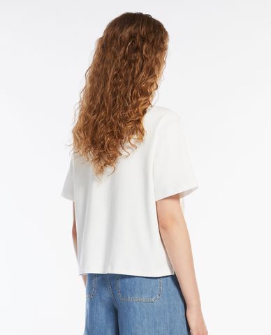  WEEKEND MAX MARA - Áo thun nữ cổ tròn tay ngắn Lecco 