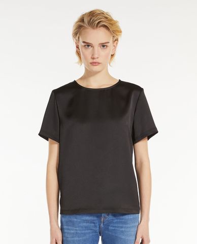  WEEKEND MAX MARA - Áo thun dáng lửng cổ tròn tay ngắn Torres 