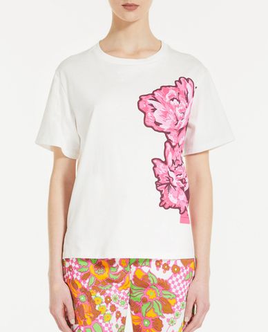  WEEKEND MAX MARA - Áo thun nữ ngắn tay cổ tròn Volume 