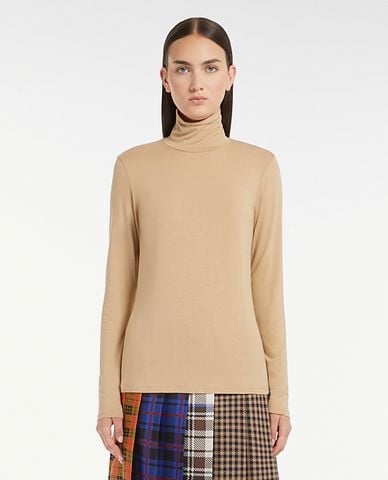  WEEKEND MAX MARA - Áo dệt kim nữ cổ lọ tay dài Multif 