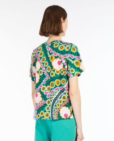  WEEKEND MAX MARA - Áo thun nữ cổ tròn tay ngắn Dula 