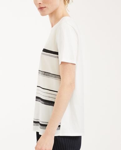  WEEKEND MAX MARA - Áo thun nữ phom suông tay ngắn thời trang 