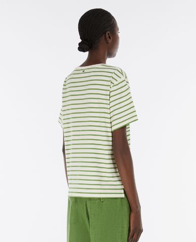  WEEKEND MAX MARA - Áo thun nữ cổ tròn tay ngắn Olga 