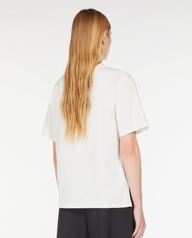  WEEKEND MAX MARA - Áo thun nữ cổ tròn tay ngắn Barbano 