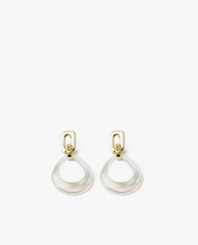  CECI - Khuyên tai nữ hình oval thời trang 