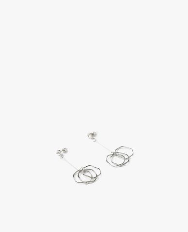  CECI - Khuyên tai nữ khoen tròn dáng thả thời trang 