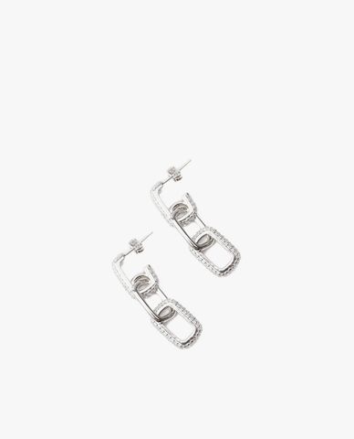  CECI - Khuyên tai nữ mắc xích lớn dáng thả dài cá tính 