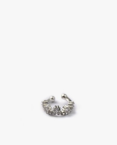  CECI - Khuyên tai nữ treo vành đính đá sang trọng 