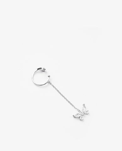  CECI - Khuyên tai nữ treo vành dáng thả phối hình cánh bướm thời trang 
