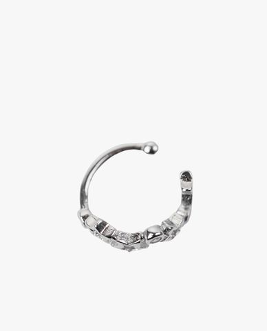  CECI - Khuyên tai nữ đơn chốt kẹp đính đá thời trang 