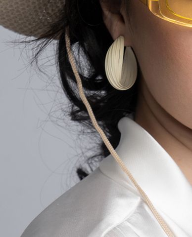  CECI - Khuyên tai nữ khoen tròn lồng vào nhau độc đáo 