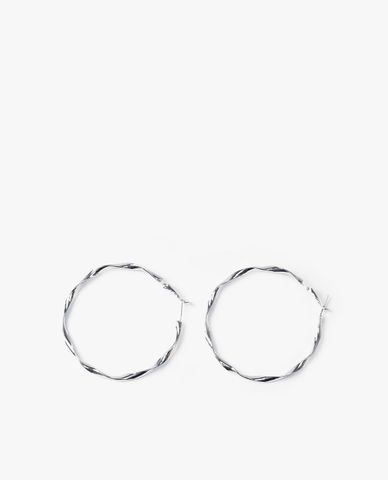  CECI - Khuyên tai nữ khoen tròn lớn dáng xoắn thời trang 