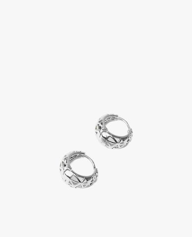  CECI - Khuyên tai nữ khoen tròn bản dày cá tính 