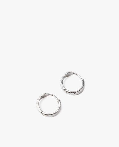  CECI - Khuyên tai nữ khoen tròn bản dày cổ điển 