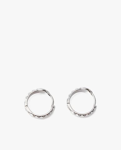  CECI - Khuyên tai nữ khoen tròn bản dày cổ điển 