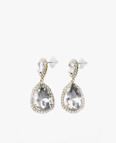  CECI - Khuyên tai nữ đính đá dáng thả sang trọng 